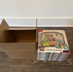 Lot of 6 - Pokemon 151 Poster Collection Box Sealed Brand New - Unsealed Case - Image 3