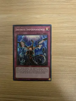 1X Infinite Impermanence - RA01-EN075 - Super Rare 1st Edition Near Mint YuGiOh - Image 1