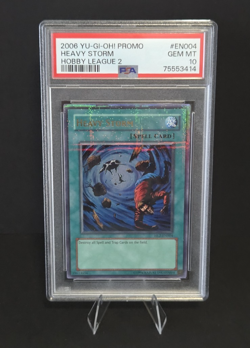 Yugioh PSA GEM MINT 10 POP 1 Parallel Rare Heavy Storm HL2-EN004 Hobby League 2 - Image 1