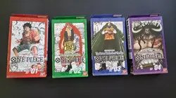 One Piece STARTER DECK BUNDLE (ST-01, 02, 03, 04) FACTORY SEALED [English] - Image 1