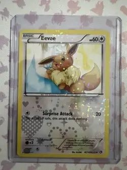 Eevee RC14/RC25 Legendary Treasures Special Radient Collection Pokemon Card - Image 1
