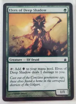 MTG Magic The Gathering- Elves of Deep Shadow Ravnica: City of Guilds Regular - Image 1