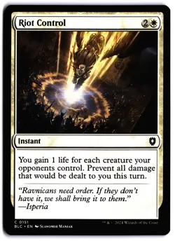 Riot Control NM BLC Commander: Bloomburrow MTG - Image 1