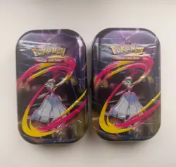 Pokemon TCG Mega Evolutions Heroes Mini Tin - Mega Gardevoir x2 - Factory Sealed - Image 1