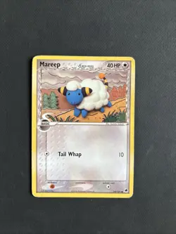 Pokemon TCG Mareep (Delta Species) EX Dragon Frontiers 54/101 Regular Common - Image 1