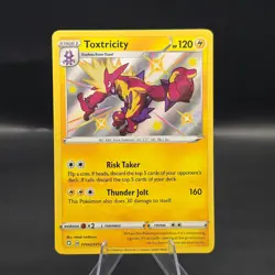 Toxtricity SV042/SV122 Shining Fates Shiny Vault Holo Rare Pokemon NM - Image 1