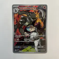 Pokemon TCG Team Rocket's Houndoom Illustration Rare Destined Rivals 191/182 - Image 1