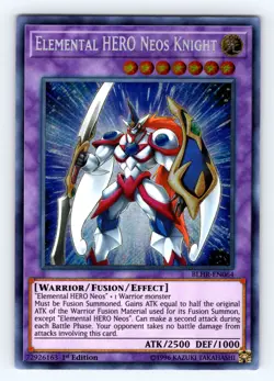 Yugioh Elemental HERO Neos Knight BLHR-EN064 Secret Rare - LP-NM 💎 - Image 1