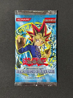 Yugioh The Legend of Blue Eyes White Dragon 1st Edition Portuguese Booster Pack - Image 1