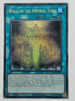 Yu Gi Oh - MP25-EN168 Walls of the Imperial Tomb - Ultra Rare - Image 1