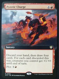 Pyretic Charge Extended Art - OTC - Mtg Card #1EW - Image 1