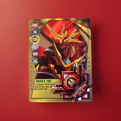 Bakugan Gundalian Invaders Dragos Turf 🥇 Gold Gate Card 22/48c Pyrus - Image 1