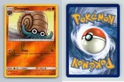 Omanyte #75/181 Sun & Moon Team Up Uncommon Reverse Holo Pokemon 2019 TCG Card - Image 1