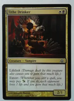 Tithe Drinker *Common* Magic MtG x1 Dragon's Maze SP - Image 1