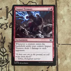 Impact Tremors MOC 0285 March of the Machine Magic the Gathering NM Free Ship - Image 1