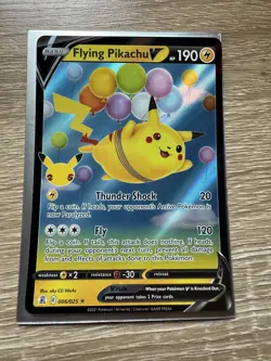 Flying Pikachu V Ultra Rare 006/025 Pokemon Celebrations 25th Anniversary NM - Image 1