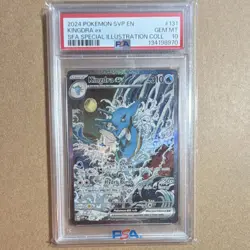 Pokemon Kingdra ex Special Illustration Promo Holo 131 SV Scarlet Violet PSA 10 - Image 1