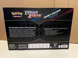 Pokemon - Crown Zenith - Shiny Zacian & Zamazenta premium figure collection - Image 2