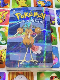 Pokemon 151 Vintage Pocket Monsters Vending HOLO Prism Sticker 2000 Nintendo - Image 4