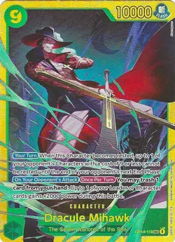 One Piece - Dracule Mihawk - OP14-119 SEC - THE AZURE SEA'S SEVEN - Image 1