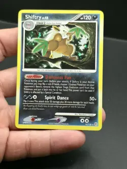 Pokemon Shiftry Holo Rare Card 14/130 Diamond and Pearl Edition - Image 2