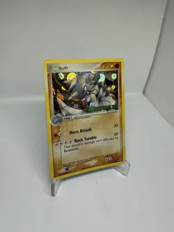 Rhydon 19/106 Ex Emerald Reverse Holo Rare Stamped Pokemon Card - Image 3