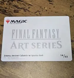 Jenova, Ancient Calamity Art Card 14/53 FIN MTG Final Fantasy Art Series NM - Image 2