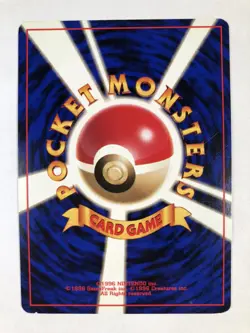 Pokemon Card Erika's Clefable No.036 Vintage 1996 FOIL Rare Japanese Old back - Image 2