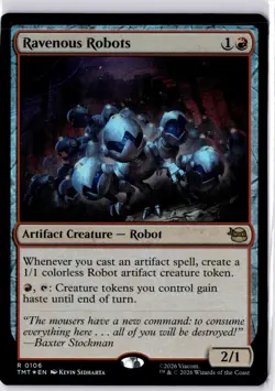 Ravenous Robots Teenage Mutant Ninja Turtles Foil NM R 0106 - Image 1