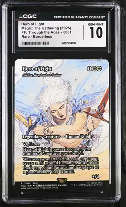 ADELINE, RESPLENDENT CATHAR Final Fantasy Hero of Light CGC 10 MTG - Image 1