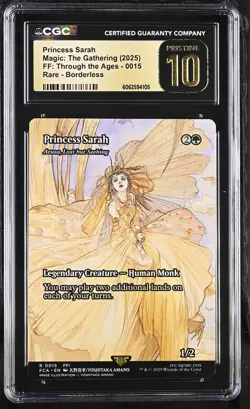 AZUSA, LOST BUT SEEKING Final Fantasy Princess Sarah Rare CGC Pristine 10 MTG - Image 1