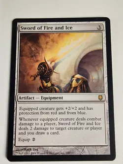 MTG Sword of Fire and Ice Darksteel Regular Nm. - Image 1