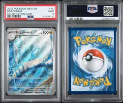 2023 POKEMON MEW EN-151 ILLUSTRATION RARE #181 DRAGONAIR PSA 9 - Image 1