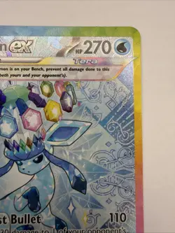 Glaceon ex 150/131 SIR Pokemon Prismatic Evolutions Pack Fresh NM - Image 2