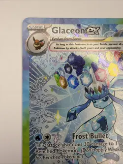 Glaceon ex 150/131 SIR Pokemon Prismatic Evolutions Pack Fresh NM - Image 3