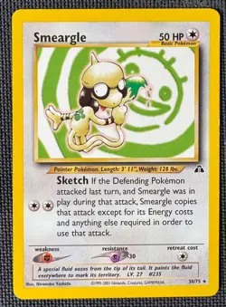 SMEARGLE 30/75 NON HOLO RARE NEO DISCOVERY POKEMON MP - Image 1