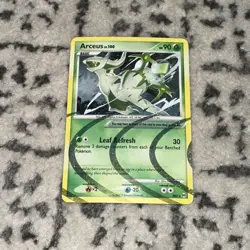 Pokemon TCG Arceus AR2/99 Holo Rare Platinum Arceus LP - Image 1