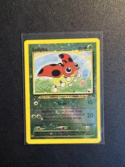 Pokemon Ledyba 7/18 Reverse Holo Southern Islands Light Play LP - Image 1