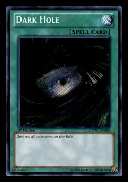 Dark Hole - NM - LCYW-EN053 - 1st Edition - Secret Rare - Yu-Gi-Oh! TCG - Image 1