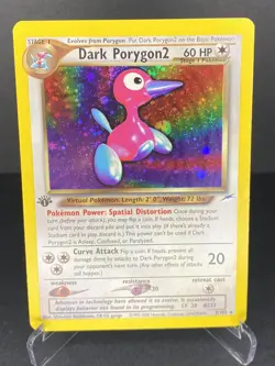 1st Edition Dark Porygon2 8/105 - Neo Destiny Pokemon Card Mint Condition 🔥 - Image 1