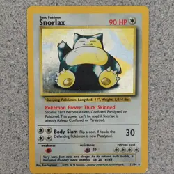 Pokemon Snorlax Jungle Holo Rare 11/64 90HP Wizards of the Coast Card - Image 1