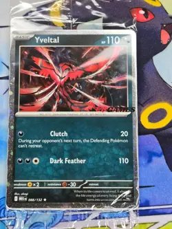 Yveltal (EB Games) - 088/132 - Miscellaneous Cards & Products - Rare - NM - SEAL - Image 1
