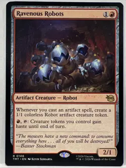 Ravenous Robots - Rare #106 - Magic the Gathering: Teenage Mutant Ninja Turtles - Image 1