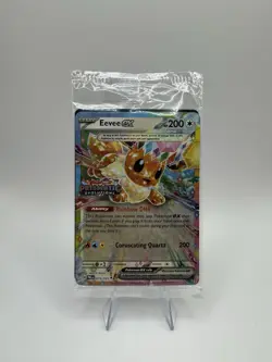 Pokemon Prismatic Evolutions Eevee ex 75/131 Surprise Box Stamped Promo - SEALED - Image 1