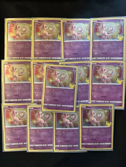 Pokemon Celebrations Mew 011/025 Holo Rare X13 - Image 1