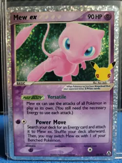 Pokemon TCG Mew ex Ultra Rare 88/92 EX Celebrations Classic Collection 2021 Holo - Image 1