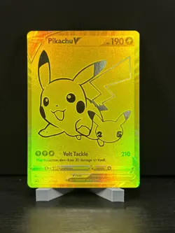 Pokemon Pikachu V SWSH145 SWSH: Sword & Shield Promo Black Star Foil - Image 1