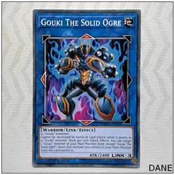 Gouki The Solid Ogre - DANE-EN044 - Common 1st Edition Yugioh - Image 1