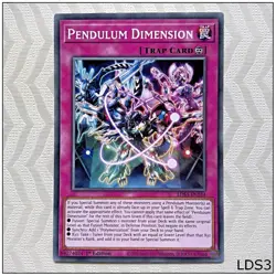 Pendulum Dimension - LDS3-EN134 - Common 1st Edition Yugioh - Image 1