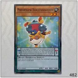 Performapal Handstandaccoon - RATE-EN002 - Common 1st Edition Yugioh - Image 1